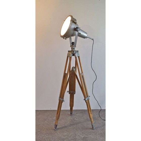 Image 1 of Projecteur industriel vintage en métal de Schaco, 1930