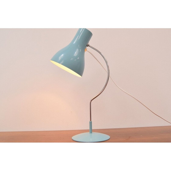 Image 1 of Lampe de table vintage en métal et chrome par Josef Hurka pour Napako, Tchécoslovaquie 1960