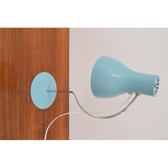 Image 1 of Lampe de table vintage en métal et chrome par Josef Hurka pour Napako, Tchécoslovaquie 1960