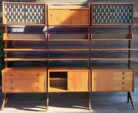 Image 1 of Meuble En Teck Autoporté Ergo, Vintage Scandinave 1960S 