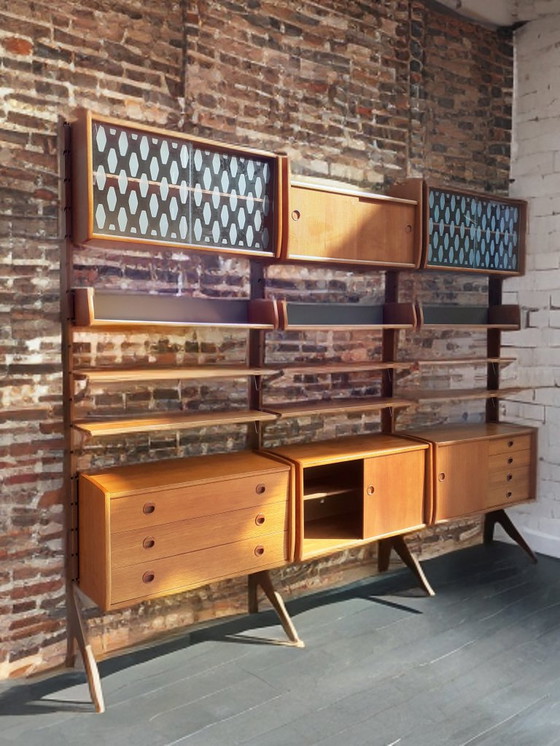 Image 1 of Meuble En Teck Autoporté Ergo, Vintage Scandinave 1960S 