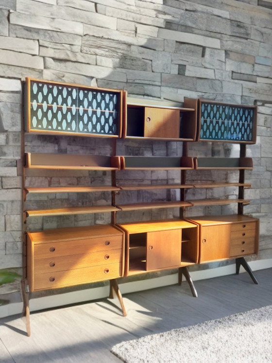 Image 1 of Meuble En Teck Autoporté Ergo, Vintage Scandinave 1960S 
