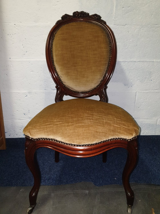 Image 1 of 6 Chaises de salle à manger baroques antiques