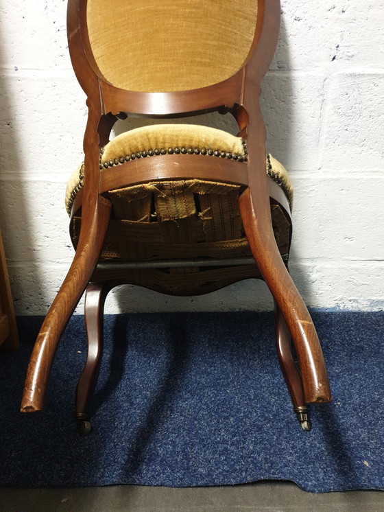 Image 1 of 6 Chaises de salle à manger baroques antiques