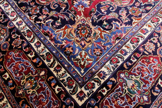 Image 1 of Tapis persan original noué à la main Mashad 406 X 296 cm Très bon état Fin