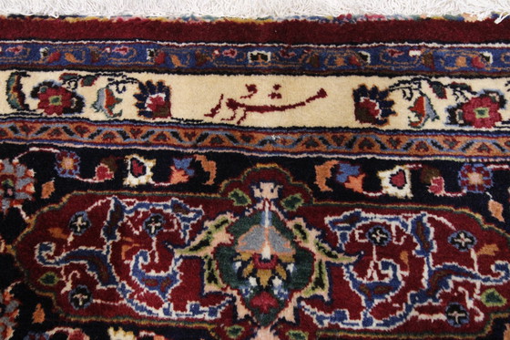 Image 1 of Tapis persan original noué à la main Mashad 406 X 296 cm Très bon état Fin