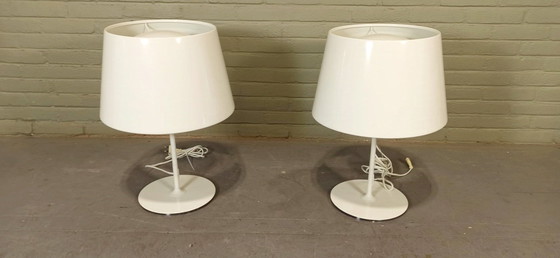 Image 1 of 2 X lampes de table 'Kulla' d'Ikea d'époque