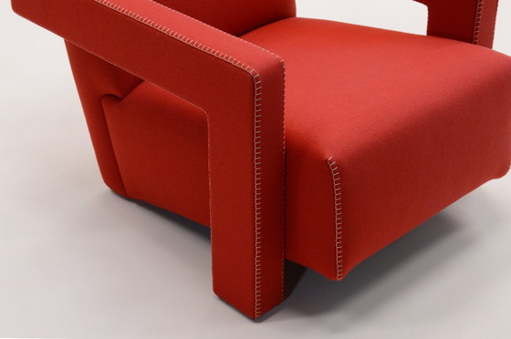 Image 1 of Chaise "Utrecht" par Gerrit Rietveld pour Cassina, 1990S Italie.