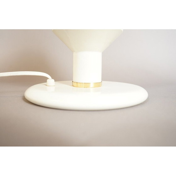 Image 1 of Lampe de table vintage en verre et métal, Allemagne 1970