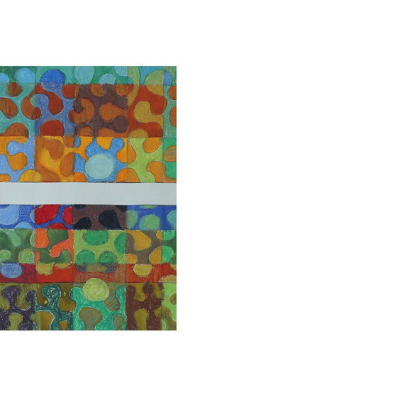 Image 1 of Peinture vintage sur papier de Margareta Treutiger, 1978