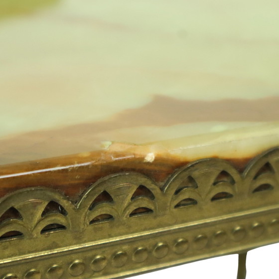 Image 1 of Tables gigognes Onyx Marbre Hollywood Regency