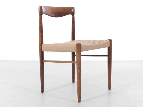 Image 1 of Suite De 4 Chaises Scandinaves En Palissandre De Rio De H. W. Klein