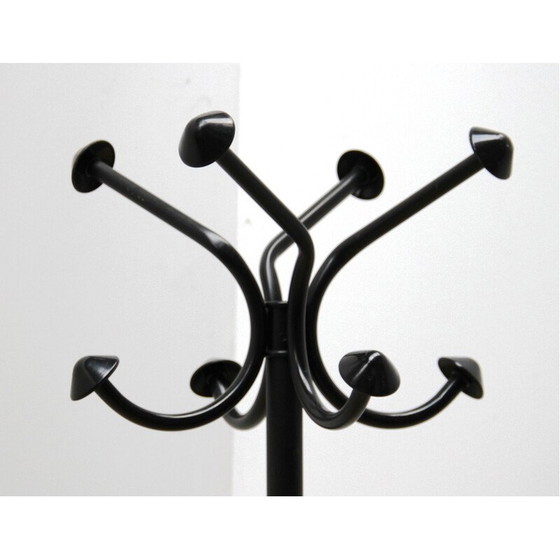 Image 1 of Porte-manteau industriel vintage en métal chromé, 1960