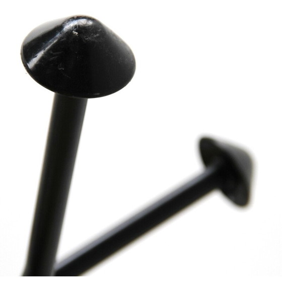 Image 1 of Porte-manteau industriel vintage en métal chromé, 1960