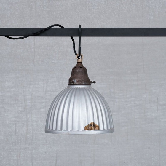 Image 1 of Lampe suspendue vintage en verre au mercure "Helioray", Angleterre, années 1930