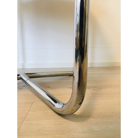 Image 1 of Table basse vintage Bauhaus en chrome, tchèque 1930