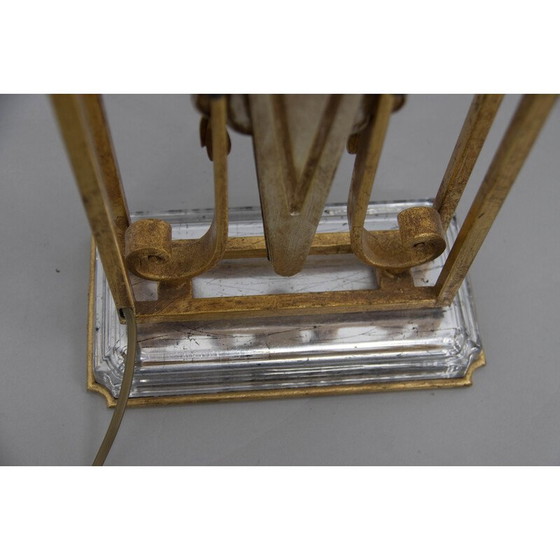 Image 1 of Lampe de table perroquet en cristal, 1970