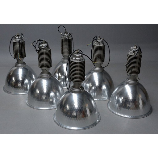 Lampe d'usine industrielle par Charles Keller pour Zumtobel - années 1980