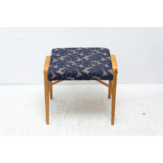 Image 1 of Paire de tabourets vintage en bois courbé par Ludvík Volák pour Dřevopodnik Holešov, Tchèque 1970