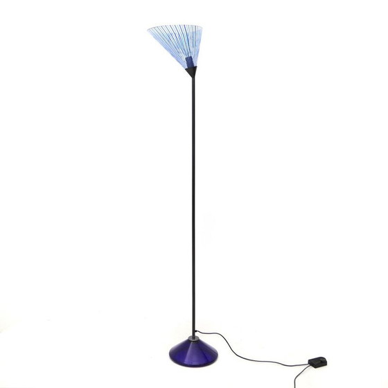 Image 1 of Lampadaire avec base en verre et diffuseur par Carlo Bartoli pour Antonangeli, 1980