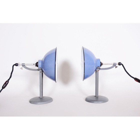 Image 1 of Paire de lampes bauhaus vintage par Drupol, Tchécoslovaquie 1930