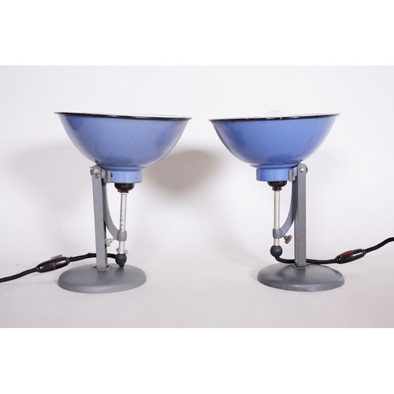 Image 1 of Paire de lampes bauhaus vintage par Drupol, Tchécoslovaquie 1930