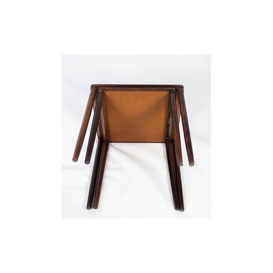 Image 1 of Tables gigognes vintage en bois de rose, Danemark 1960