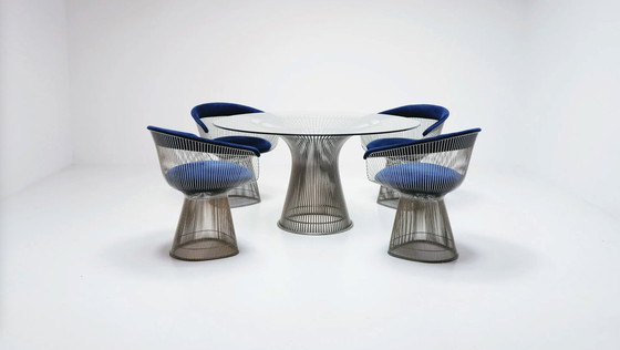 Image 1 of Ensemble de salle à manger par Warren Platner pour Knoll, 1960's