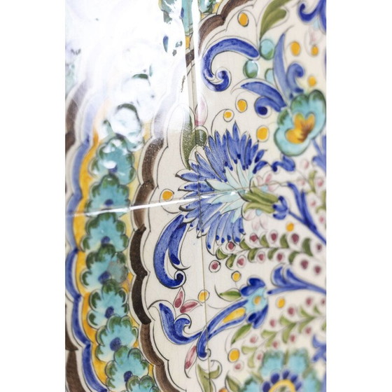 Image 1 of Panneau mural vintage "Azulejos" en faïence, 1987