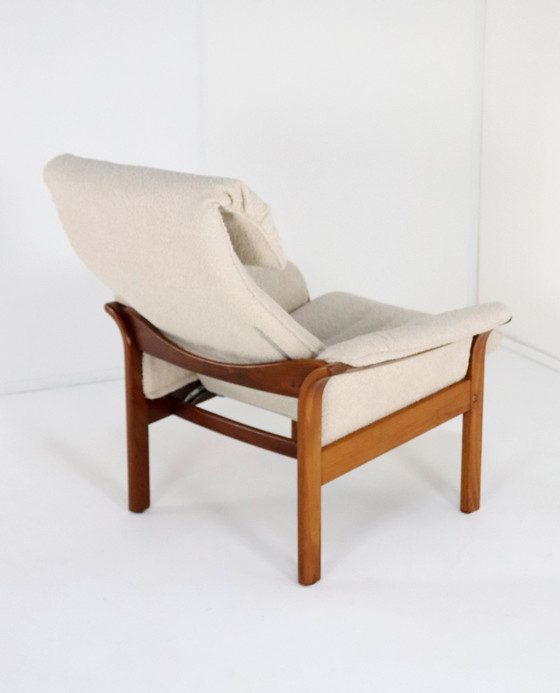 Image 1 of G-Möbel Relax Armchair Chair 'Stockholm' New Upholstery Vintage