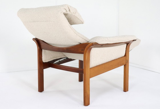 Image 1 of G-Möbel Relax Armchair Chair 'Stockholm' New Upholstery Vintage