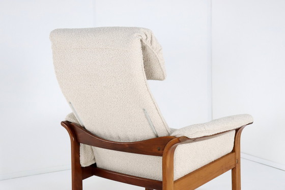 Image 1 of G-Möbel Relax Armchair Chair 'Stockholm' New Upholstery Vintage