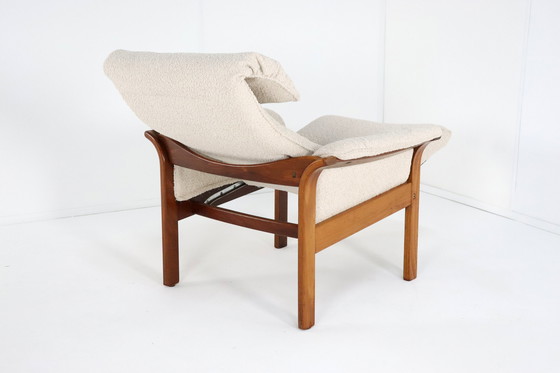 Image 1 of G-Möbel Relax Armchair Chair 'Stockholm' New Upholstery Vintage