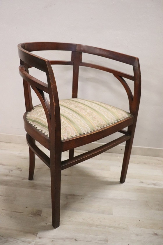 Image 1 of Coiffeuse avec fauteuil, début du 20e siècle