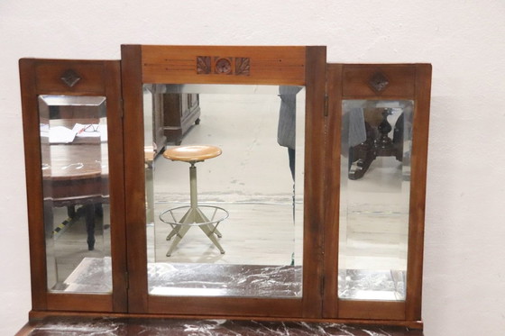 Image 1 of Coiffeuse avec fauteuil, début du 20e siècle