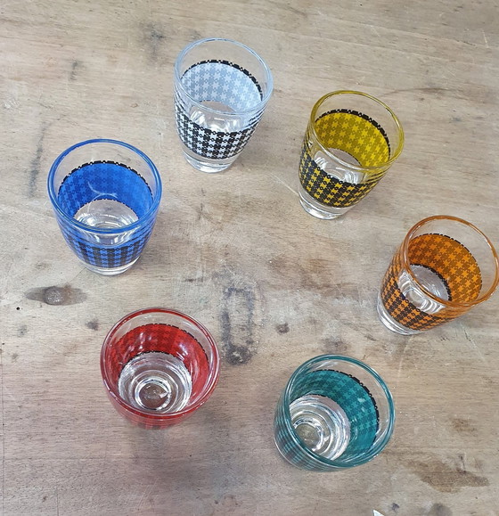 Image 1 of 1844 Vintage 60s Shot glasses Shot glasses