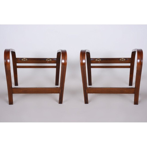 Paire de fauteuils vintage de Kozelka et Kropacek, années 1930