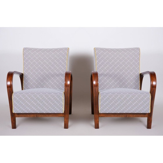 Image 1 of Paire de fauteuils vintage de Kozelka et Kropacek, années 1930