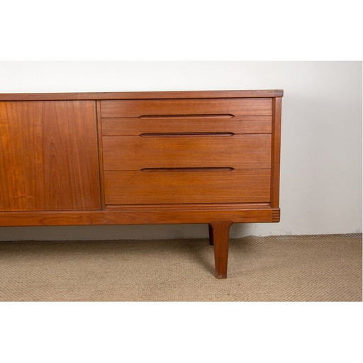 Buffet vintage en teck par Henning Kjaernulf pour Vejle Stole, Danemark 1960