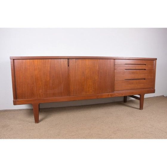 Image 1 of Buffet vintage en teck par Henning Kjaernulf pour Vejle Stole, Danemark 1960