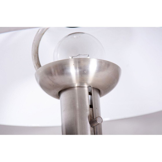 Image 1 of Lampe de table vintage Bauhaus en acier nickelé par Franta Anýž, Tchécoslovaquie 1920