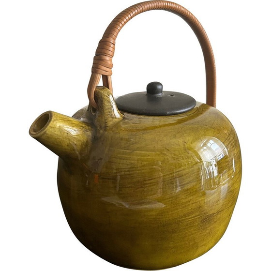 Image 1 of Théière vintage par Jean Varoqueaux pour Poterie Périgourdine, 1960