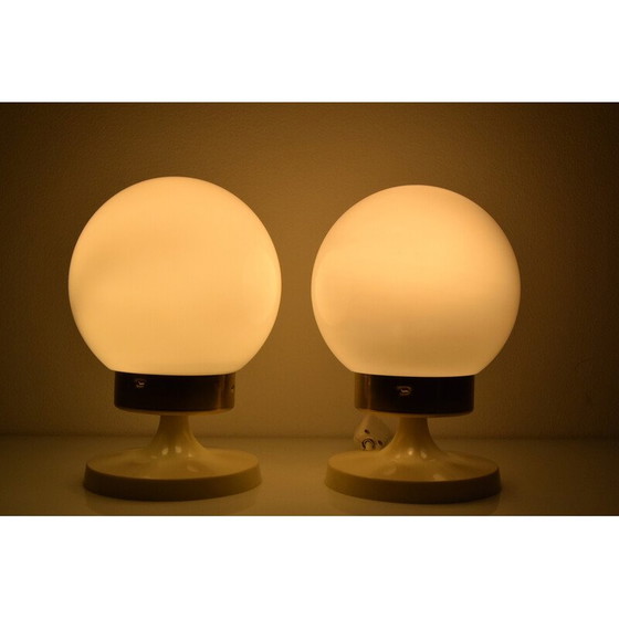 Image 1 of Paire de lampes de table du milieu du siècle par Instala Děčín, Tchécoslovaquie années 1970.