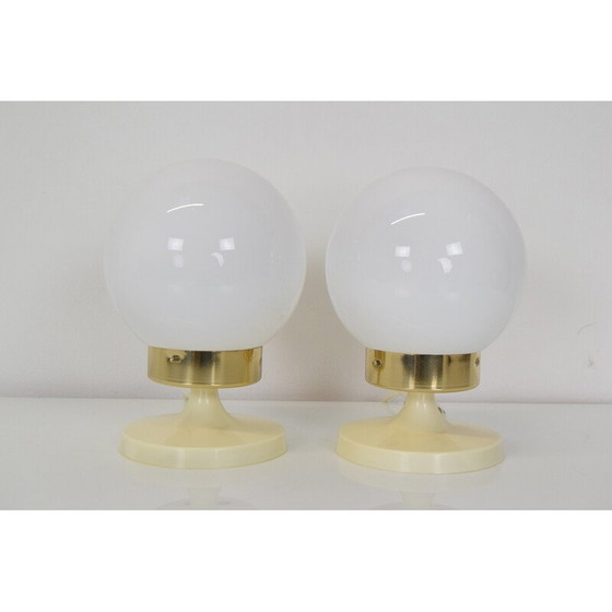 Image 1 of Paire de lampes de table du milieu du siècle par Instala Děčín, Tchécoslovaquie années 1970.