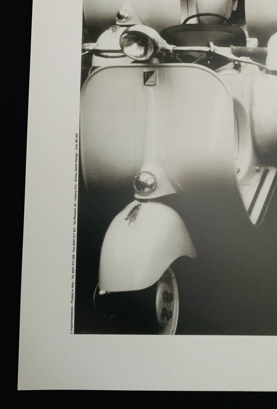 Image 1 of Affiche originale d'époque, design italien "La Vespa".