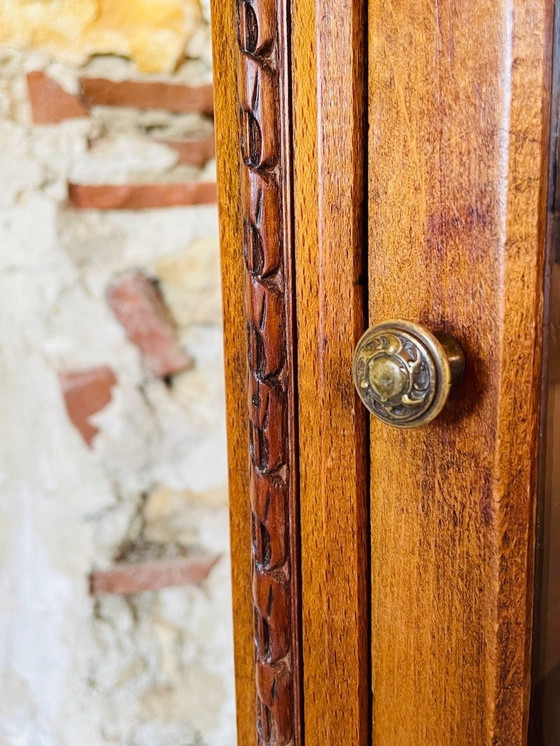 Image 1 of Vitrine française Louis XVI à 5 tiroirs, années 1940