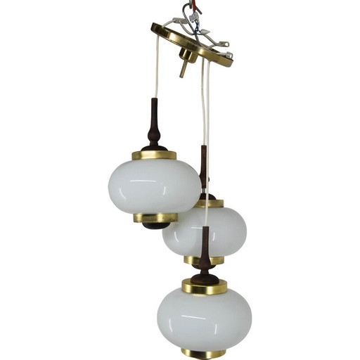 Lustre du milieu du siècle par Polam Bielsko, Pologne 1970