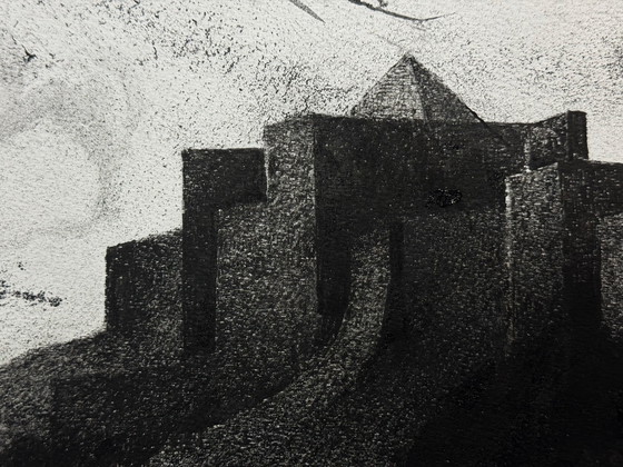 Image 1 of Un château et des branches (diptyque) - Eugene Eechaut (1928-2019)