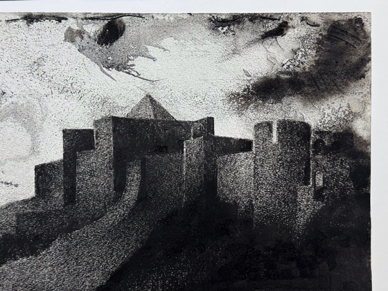 Image 1 of Un château et des branches (diptyque) - Eugene Eechaut (1928-2019)