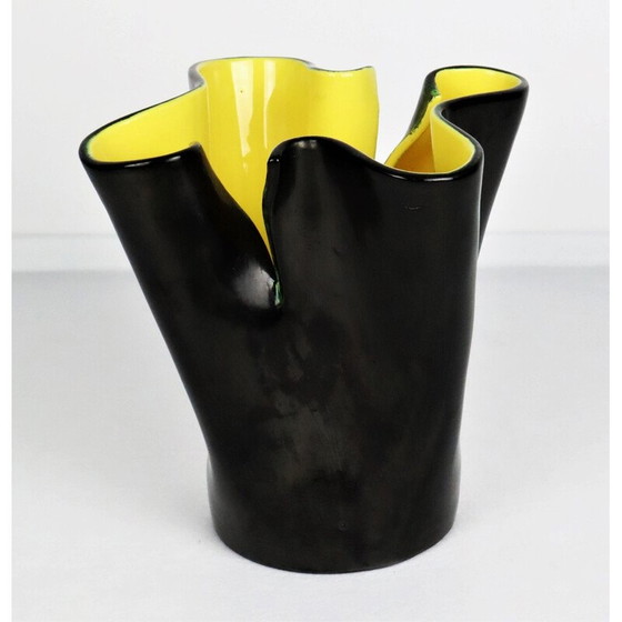 Image 1 of Vase mouchoir vintage de Vallauris, 1950